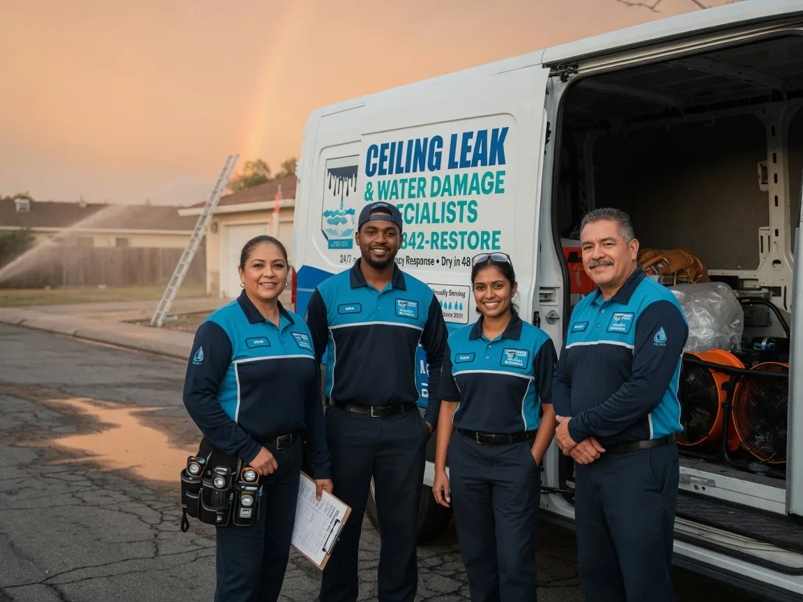 Ceiling Leak Cleanup company in South Londonderry, VT